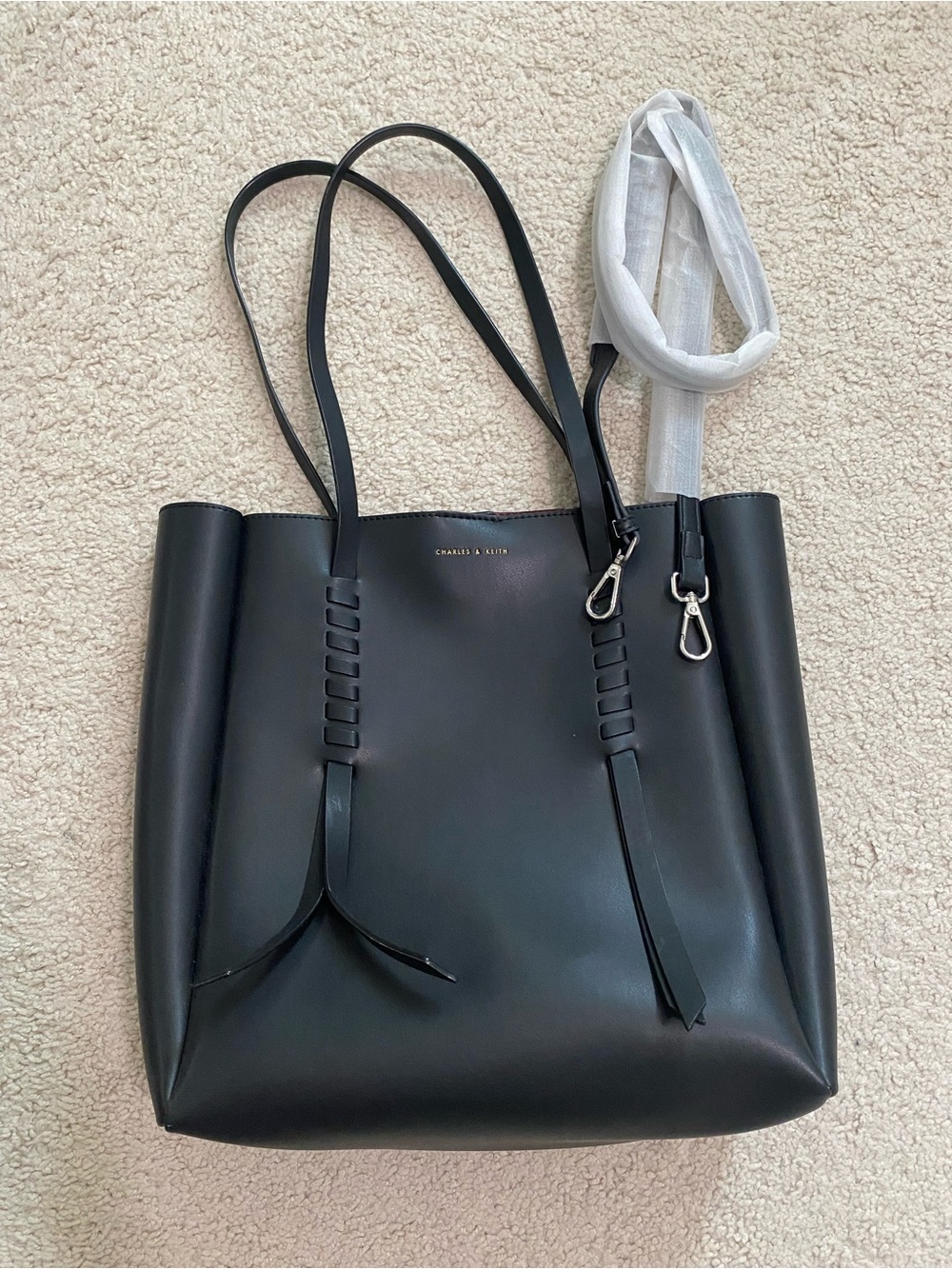 Charles & Keith Tote Bag - Black